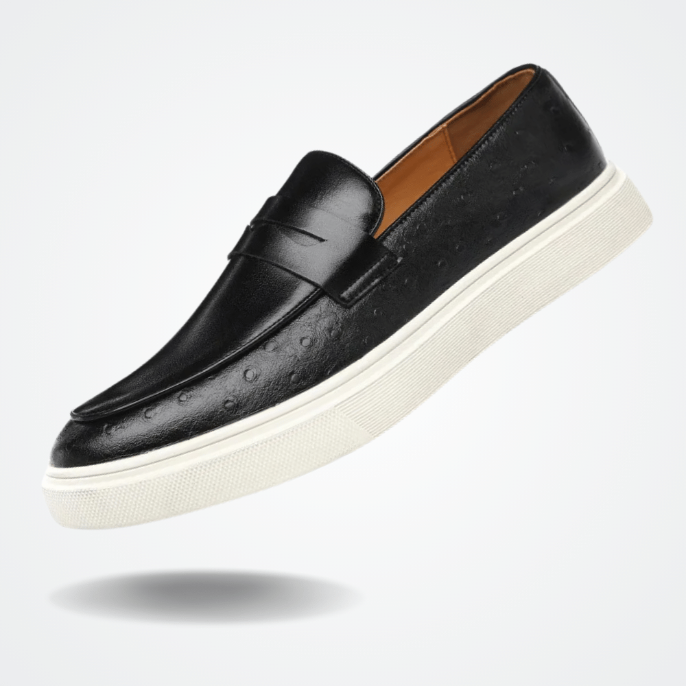 Leather Moccasin Slip-On for Men by Lennard