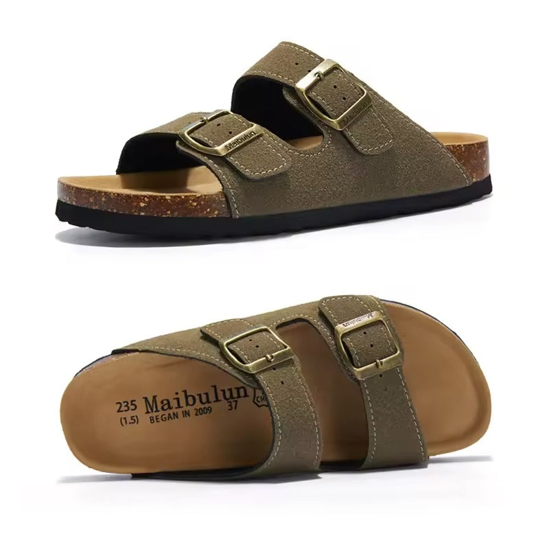 Birken California Suede Sandals for Men Lennard